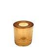 De Weldaad De Weldaad- Kandelaar gerecycled glas Cinna Peach M De Weldaad De Weldaad- Kandelaar gerecycled glas Cinna Peach M