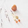 A Beautiful Story Sieraden a Beautiful Story - Hopeful Carneool - Oorbel Goud A Beautiful Story Sieraden a Beautiful Story - Hopeful Carneool - Oorbel Goud