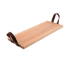 Bowls and Dishes Beuken Tapasplank XL met leren handgreep Bowls and Dishes Beuken Tapasplank XL met leren handgreep