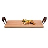 Bowls and Dishes Beuken Tapasplank XL met leren handgreep Bowls and Dishes Beuken Tapasplank XL met leren handgreep