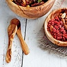 Bowls and Dishes Pure Olive Wood Tapaslepeltjes olijfhout - Set van 4 Bowls and Dishes Pure Olive Wood Tapaslepeltjes olijfhout - Set van 4