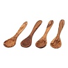 Bowls and Dishes Pure Olive Wood Tapaslepeltjes olijfhout - Set van 4 Bowls and Dishes Pure Olive Wood Tapaslepeltjes olijfhout - Set van 4
