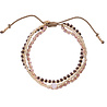 A Beautiful Story Sieraden a Beautiful Story Loyal Rozenkwarts Goud Armband A Beautiful Story Sieraden a Beautiful Story Loyal Rozenkwarts Goud Armband