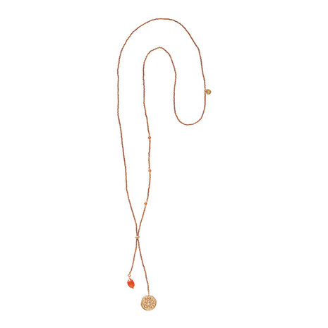 A Beautiful Story Sieraden a Beautiful Story - Purpose Carneool Goud Ketting A Beautiful Story Sieraden a Beautiful Story - Purpose Carneool Goud Ketting