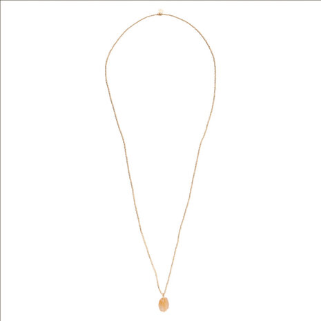A Beautiful Story Sieraden a Beautiful Story - Calm Citrien Goud Ketting A Beautiful Story Sieraden a Beautiful Story - Calm Citrien Goud Ketting