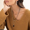 A Beautiful Story Sieraden a Beautiful Story - Ketting / Armband Feel Zwarte Onyx Zilver A Beautiful Story Sieraden a Beautiful Story - Ketting / Armband Feel Zwarte Onyx Zilver