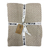 Mycha Ibiza Mycha Ibiza - Beige Plaid gerecycled katoen 125x150 cm Mycha Ibiza Mycha Ibiza - Beige Plaid gerecycled katoen 125x150 cm