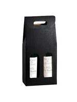 Geschenkverpakking Zwart 2 flessen