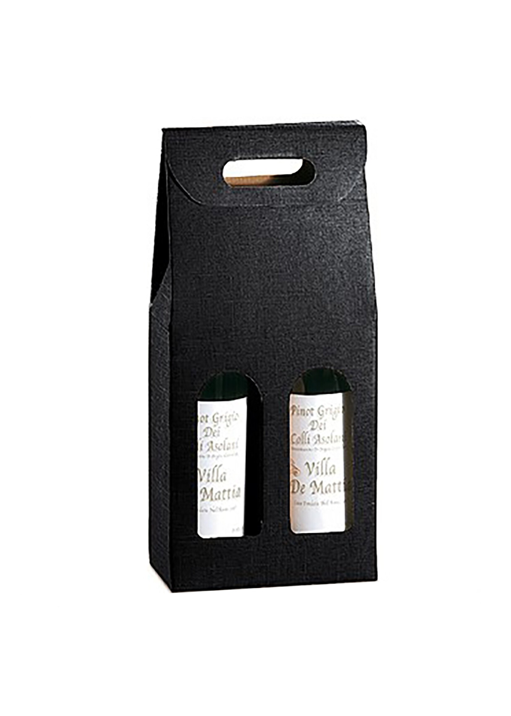 Geschenkverpakking Zwart 2 flessen