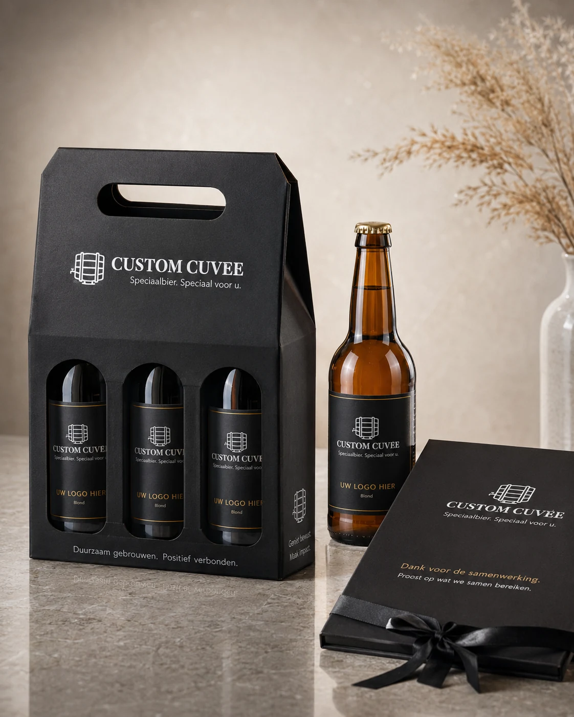 Custom Cuvée private-label speciaalbier in cadeauverpakking