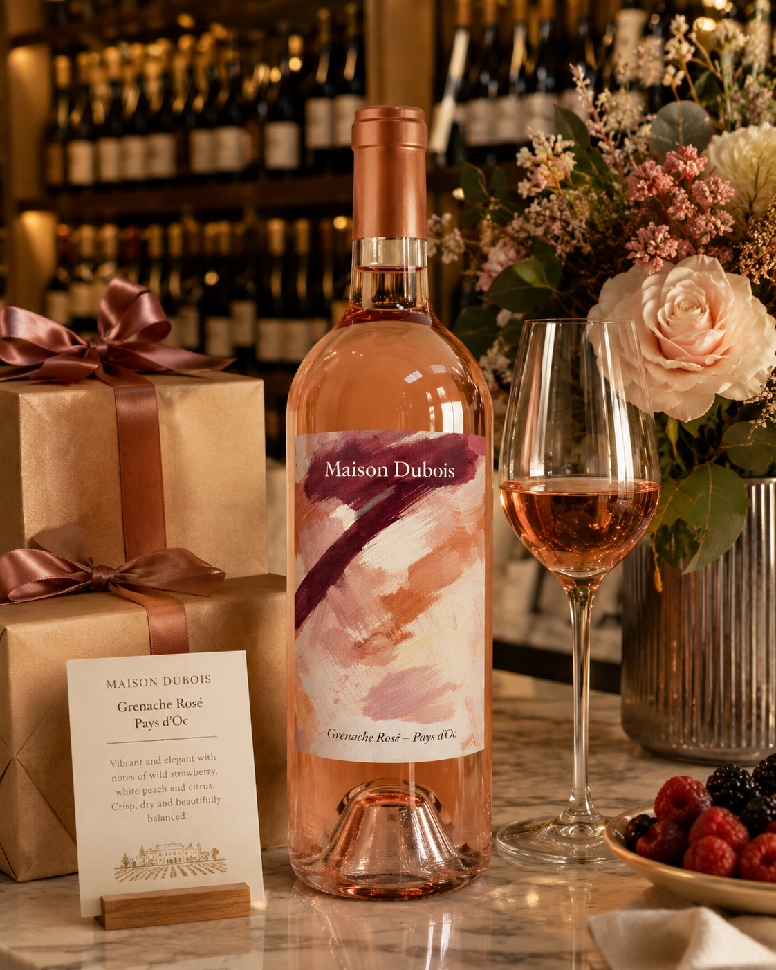 Illustratief private-label concept voor Maison Dubois