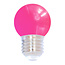 Pink LED bulb Ø45 - 1 Watt