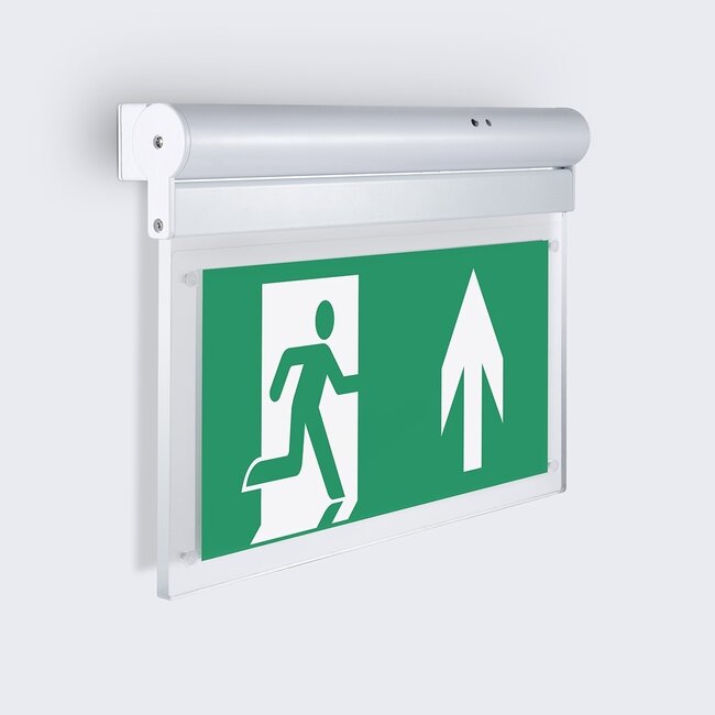 Surface-mounted emergency lighting on swivel OTG-FF