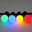 4 coloured LED bulbs - mixed set