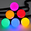 6 coloured LED bulbs - mixed set