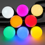 8 coloured LED bulbs - mixed set