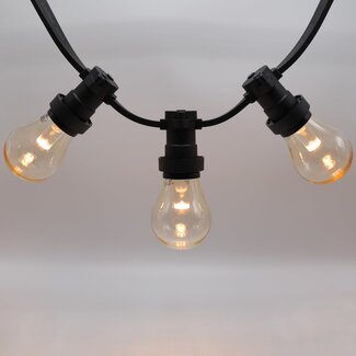 Warm white bulbs with large transparent cover and lens - Ø60