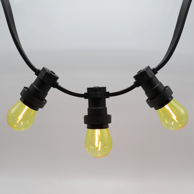 Yellow filament LED bulb - 1 watt