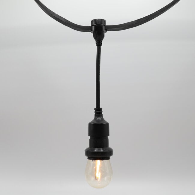 Black pendant light socket - self assembly (excl. bulbs)