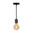 5W horizontal spiral lamp XL, 1800K, amber glass Ø95 - dimmable