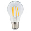 4.5W & 7W filament lamp, 2700K, clear glass Ø60 - dimmable