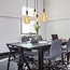 8.5W croissant spiral lamp XXXL, 2000K, amber glass Ø200 - dimmable