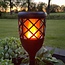 Solar table lamp 2W with flame effect