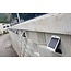 Solar outdoor wall lamp Single Conan 3.2W with sensor - white