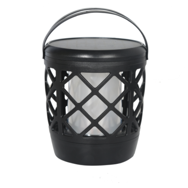 Solar table lamp 2W with flame effect