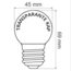 Festoon lights with recessed LED filament bulbs