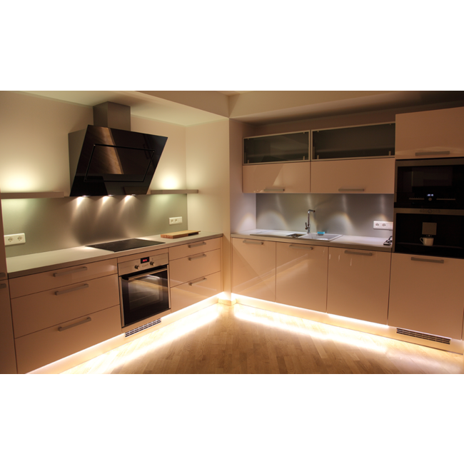LED surface-mounted cabinet spotlight Lex - silver-grey