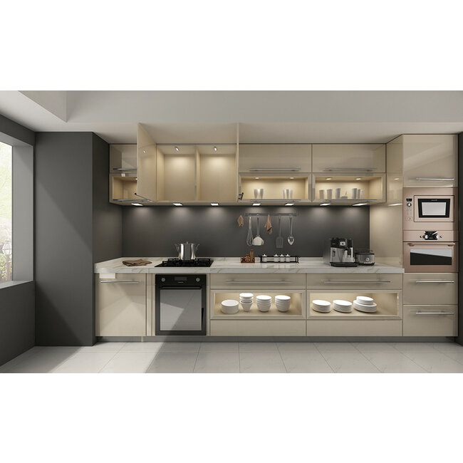 LED surface-mounted cabinet spotlight Apollo - silver-grey