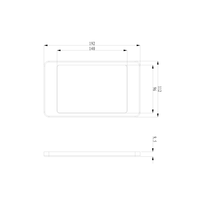 Surface-mounted cabinet lighting Apollo with large LED incl. sensor