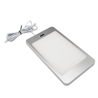 LED surface-mounted cabinet spotlight Apollo with sensor - silver-grey