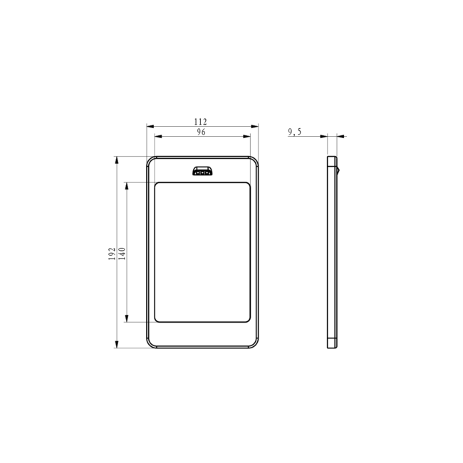 Surface-mounted cabinet lighting Apollo with large LED incl. sensor