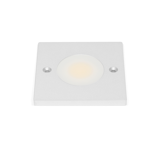 Ultra-flat LED cabinet spotlight Alina - silver-grey