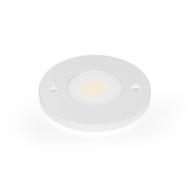 Ultra-flat LED cabinet spotlight Kaya - silver-grey