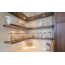 Ultra-flat LED cabinet spotlight Kaya - silver-grey