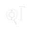 Ultra-flat LED cabinet spotlight Kaya - silver-grey