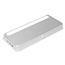 LED battery-powered cabinet lighting Ivar with sensor in silver-grey