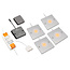 LED cabinet lighting Alina complete set of 4 spots