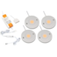 LED cabinet lighting Kaya complete set of 4 spots