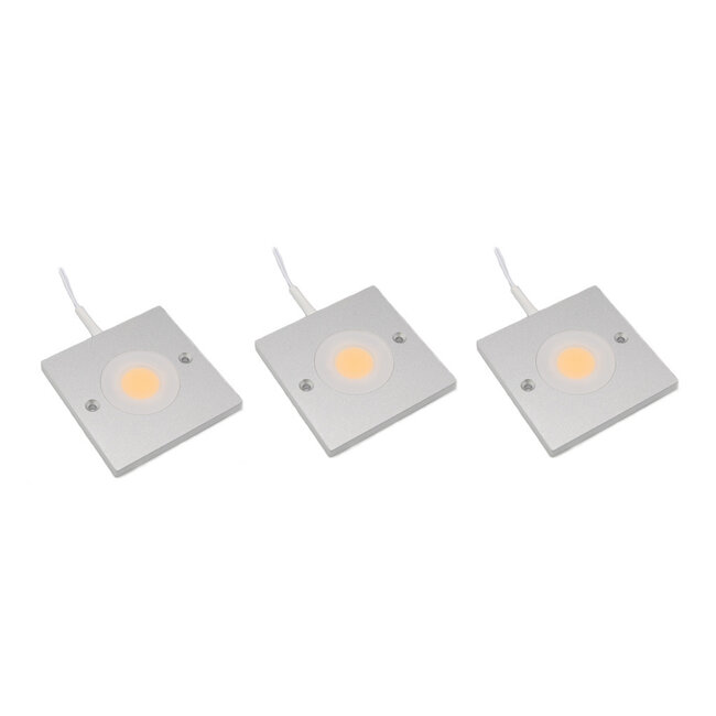 LED cabinet lighting Alina complete set of 3 spotlights