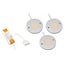 LED cabinet lighting Kaya complete set of 3 spotlights