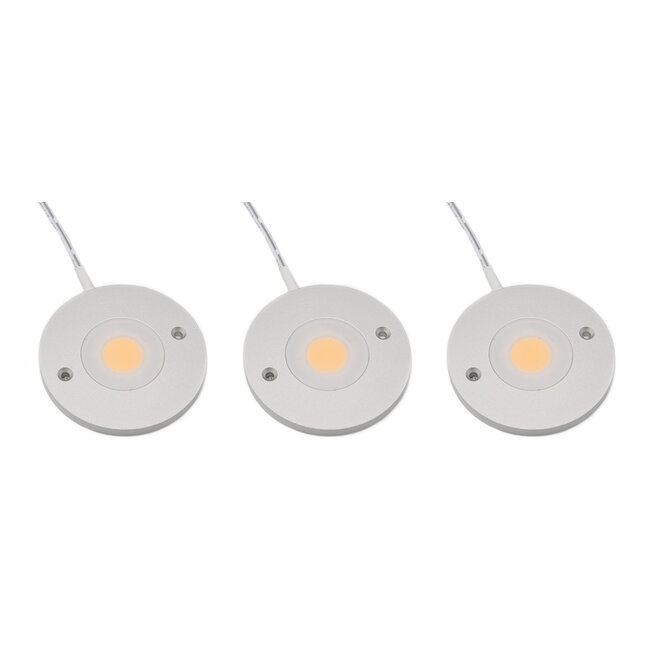 LED cabinet light Kaya complete set of 3 spots