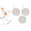 LED cabinet lighting Kaya complete set of 3 spotlights