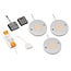 LED cabinet lighting Kaya complete set of 3 spotlights