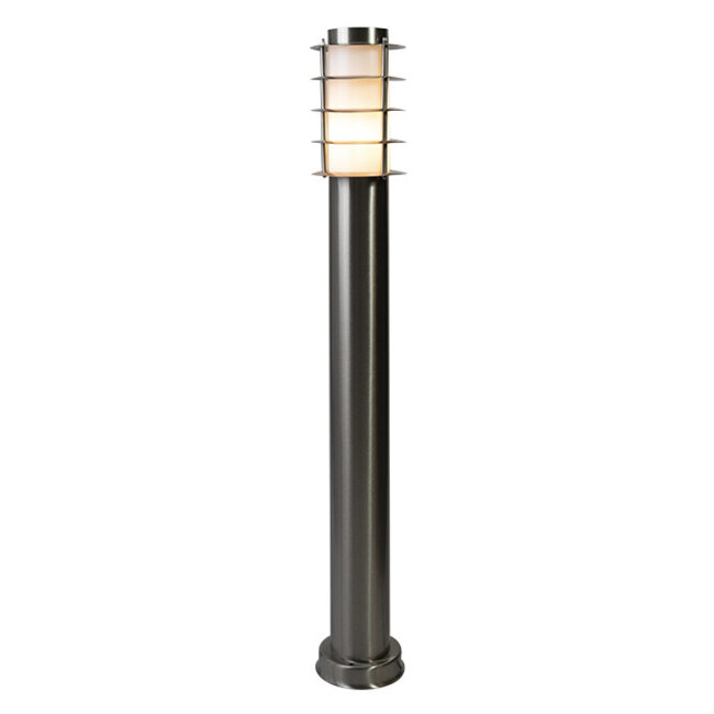 Stainless steel floor lamp Silvio, 80 cm