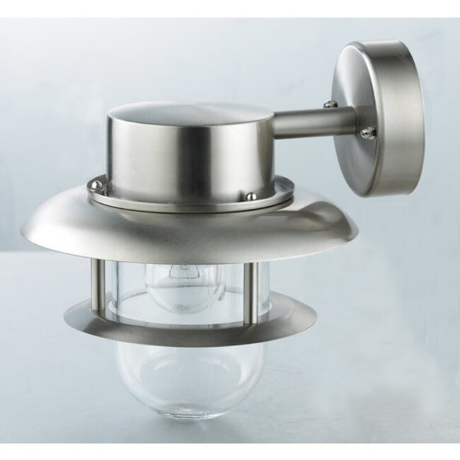 Stainless steel rural wall lamp - Fabio