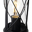 Stainless steel rustic black floor lamp Lucia, 80 cm